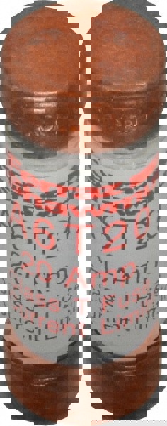 Cylindrical Fast-Acting Fuse: T, 20 A, 14.5 mm Dia